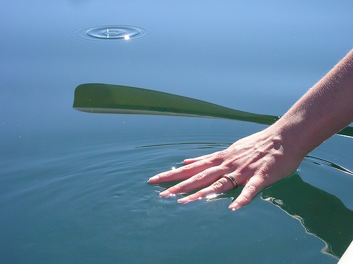 Hand-in-the-water